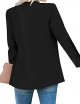 Women's Casual Long Sleeve Lapel Button Slim Work Office Blazer Jacket